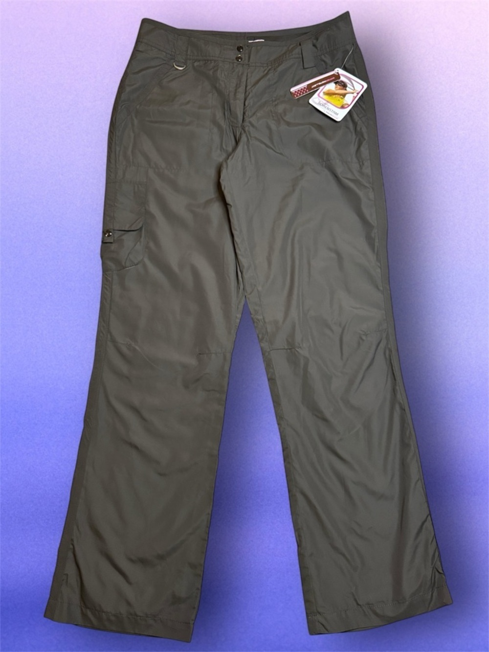 NWT Women’s Lightweight Golf Performance Pants in Olive Army Green sz 12